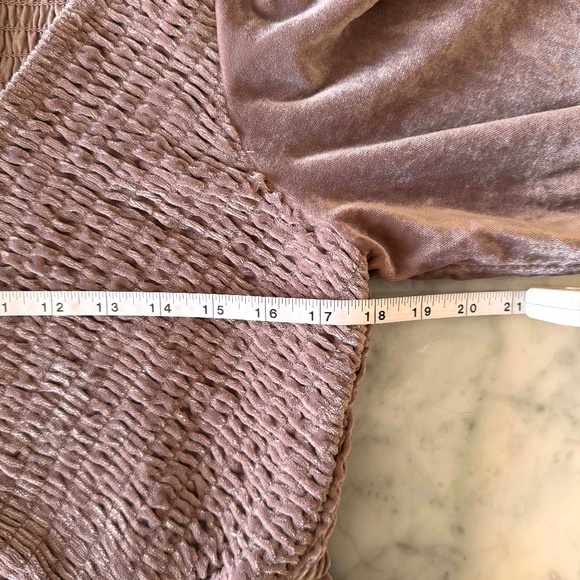 NWT Free People Farrier Velvet Mini Dress | Women’s Large | Holiday Party Pink - Picture 6 of 7